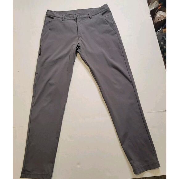 BYLT Premium Basics Everyday Pants 2.0 gray Medium golf workleisure date night - Picture 2 of 9